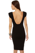 Space Race Midi Black Dress
